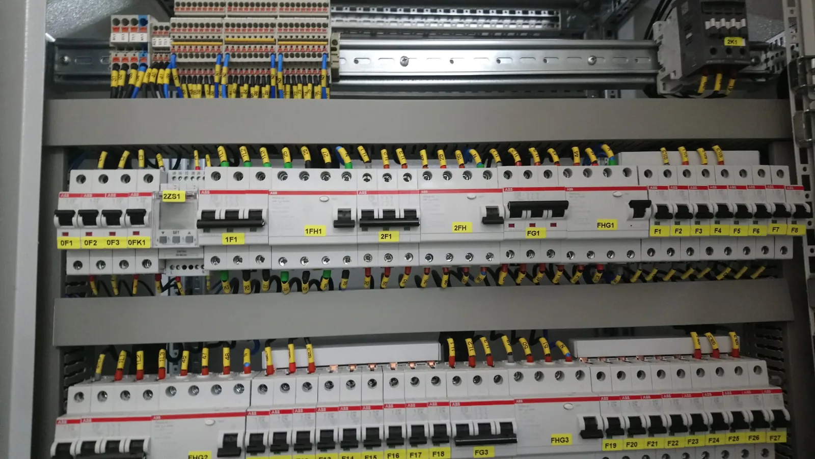 Atlas Pano pano içi elektrik ekipmanları ve kablolama